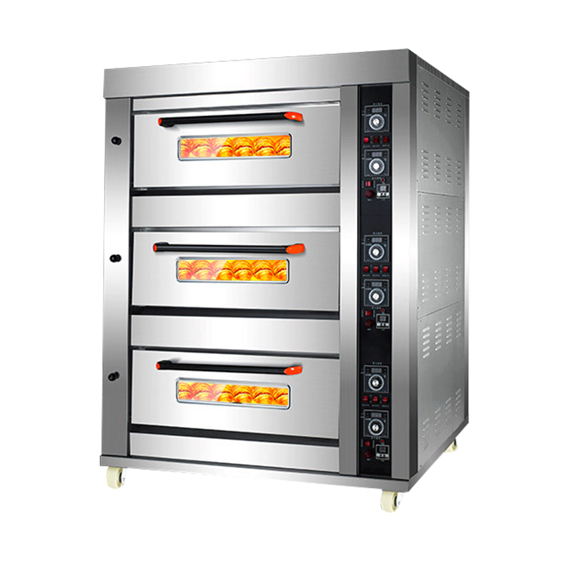 Commercial Kitchen Baking Equipment - Guangzhou 3 Deck 6 Trays Commercial