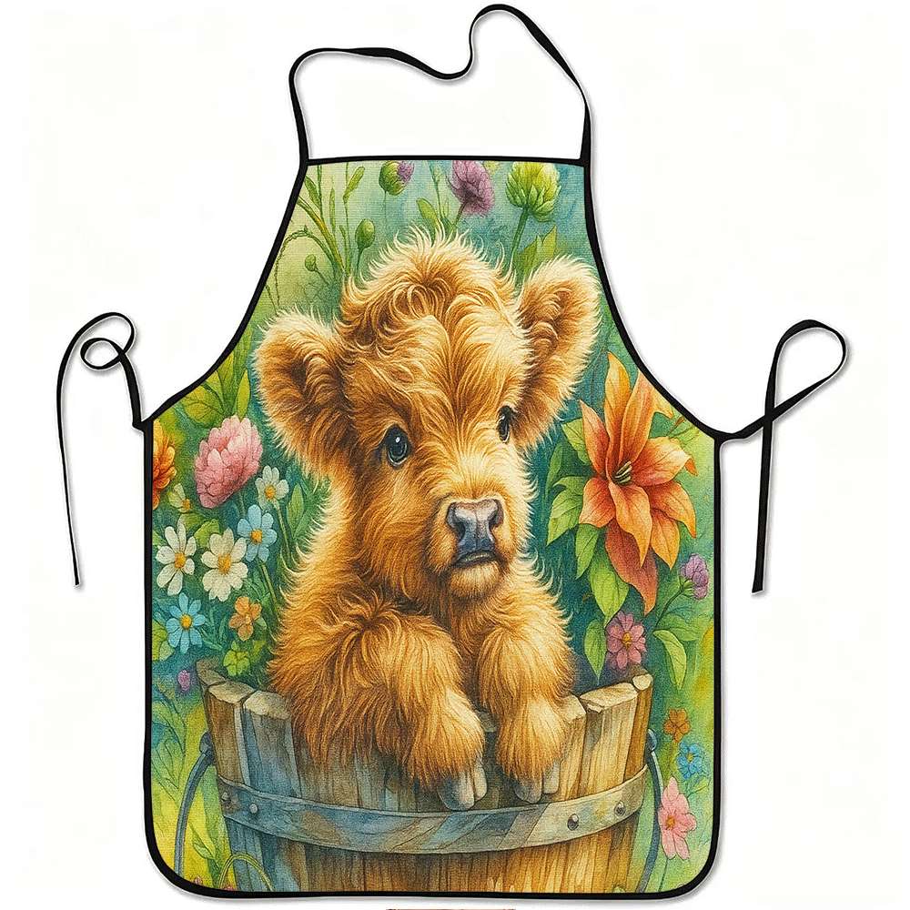 Kitchen Baking Area Ideas - 1 Piece of Country-Style Apron, Cute
