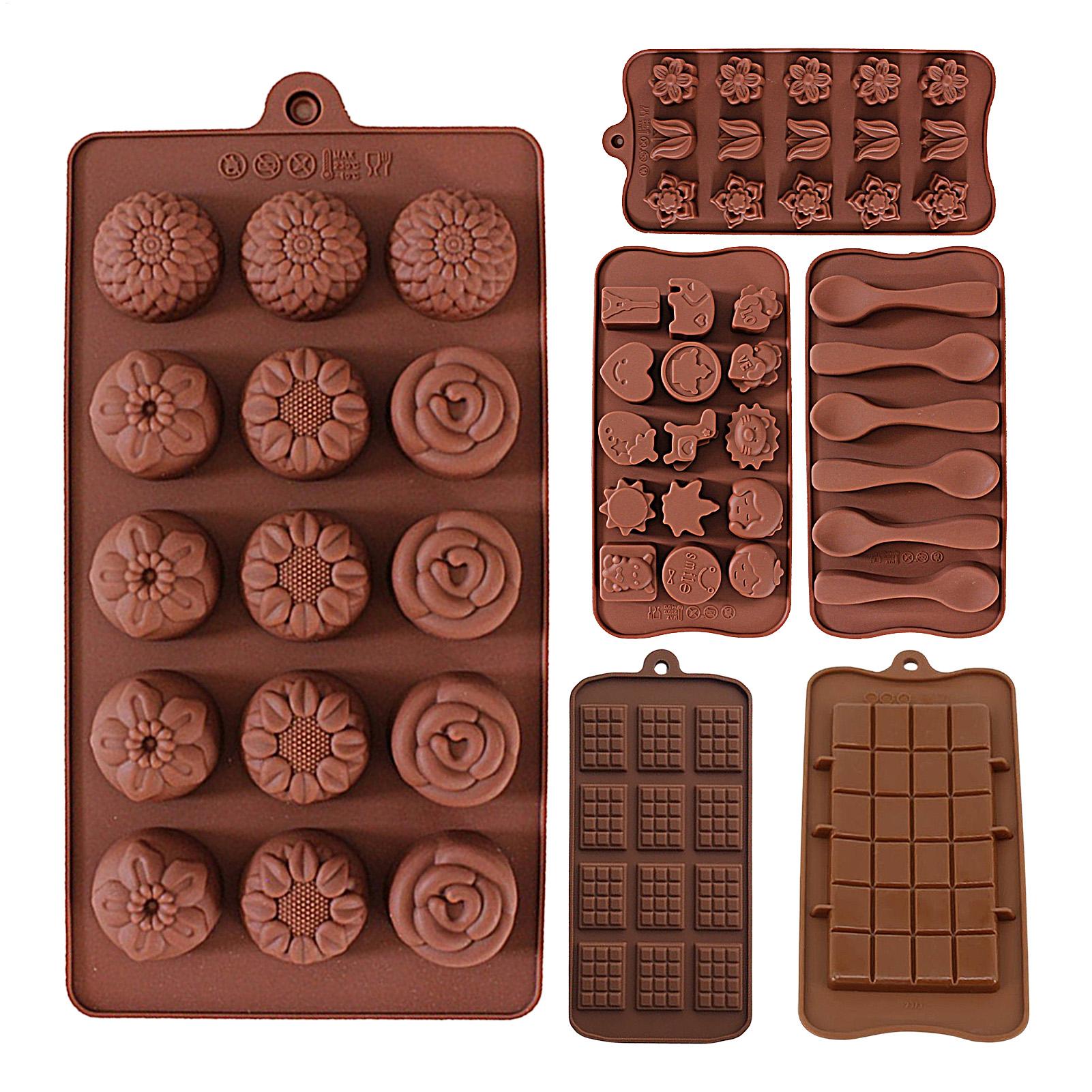 Kitchen Baker - DIY Chocolate Molds Non-Stick Reusable Silicone