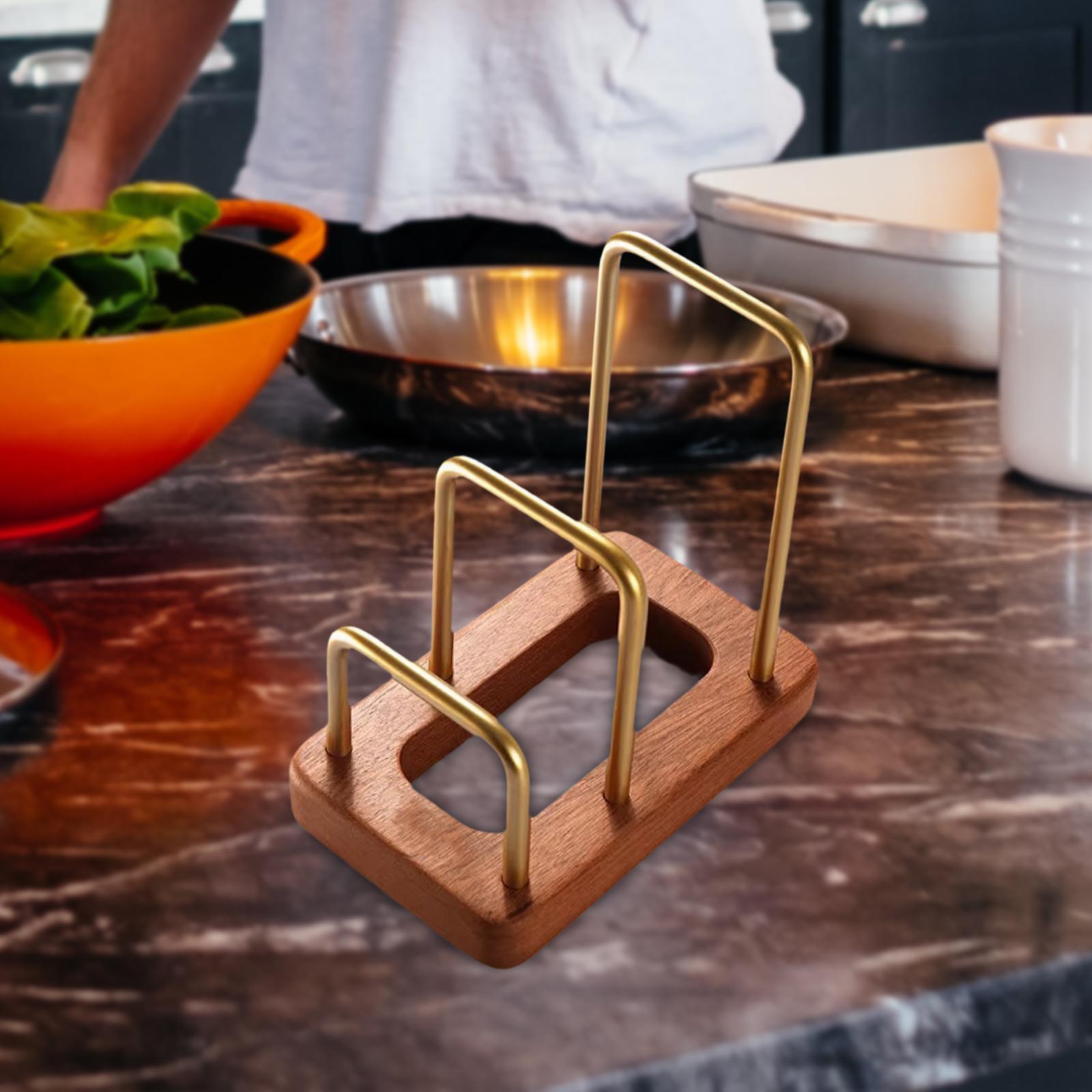 Kitchen Baking Sheet Organizer - Cutting Board Rack Pot Lid Rack