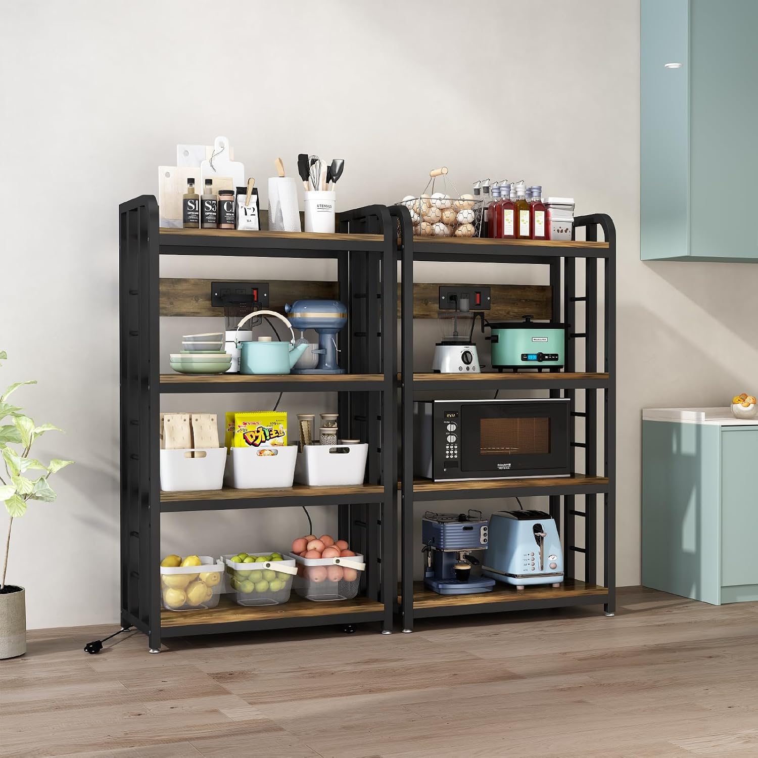 4 Tier Kitchen Bakers Rack Wit - огляд і ціна Kitchen Baker