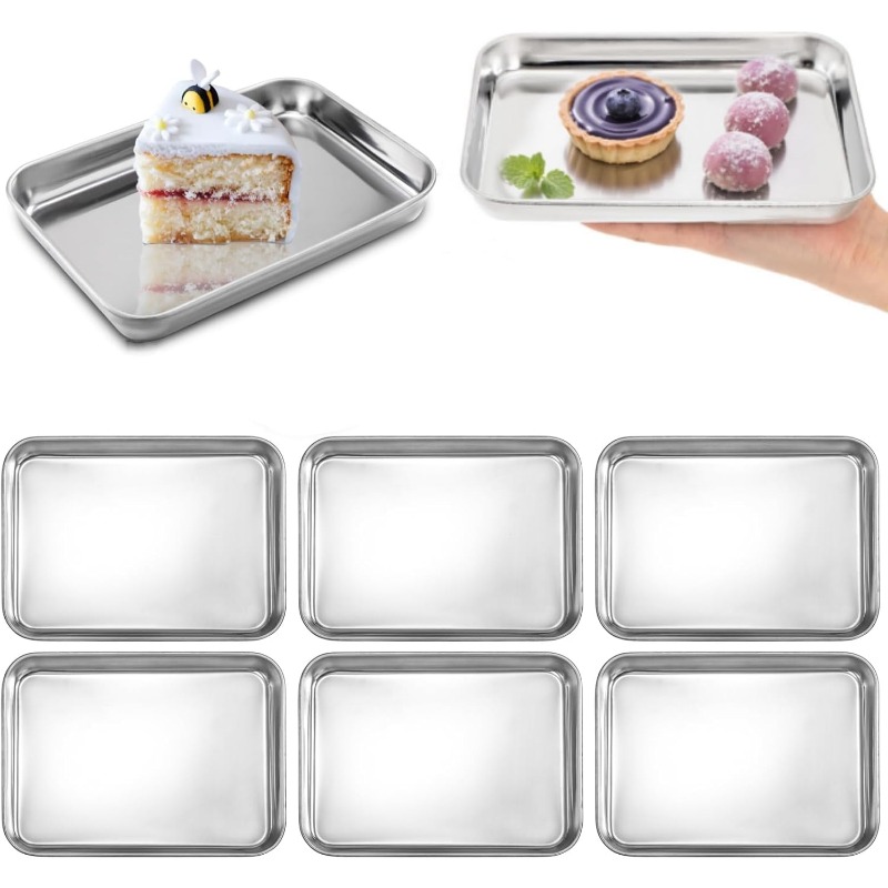 Metal Food Tray Plate Portable - огляд і ціна Kitchen Baking Sheet Organizer