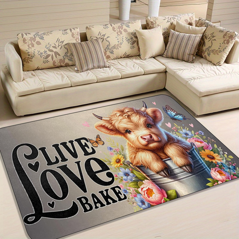 1pc Live Love Bake Rug – Adora - огляд і ціна Kitchen Living Baking Mats