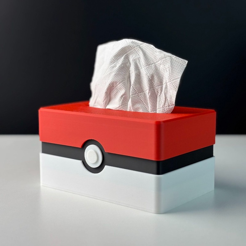 Cartoon Poke  Ball Tissue Box  - огляд і ціна Kitchen Baking Gifts