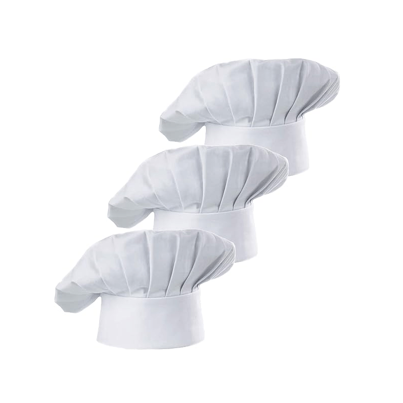 3pcs Chef Hat Adult Adjustable - огляд і ціна Kitchen Baker