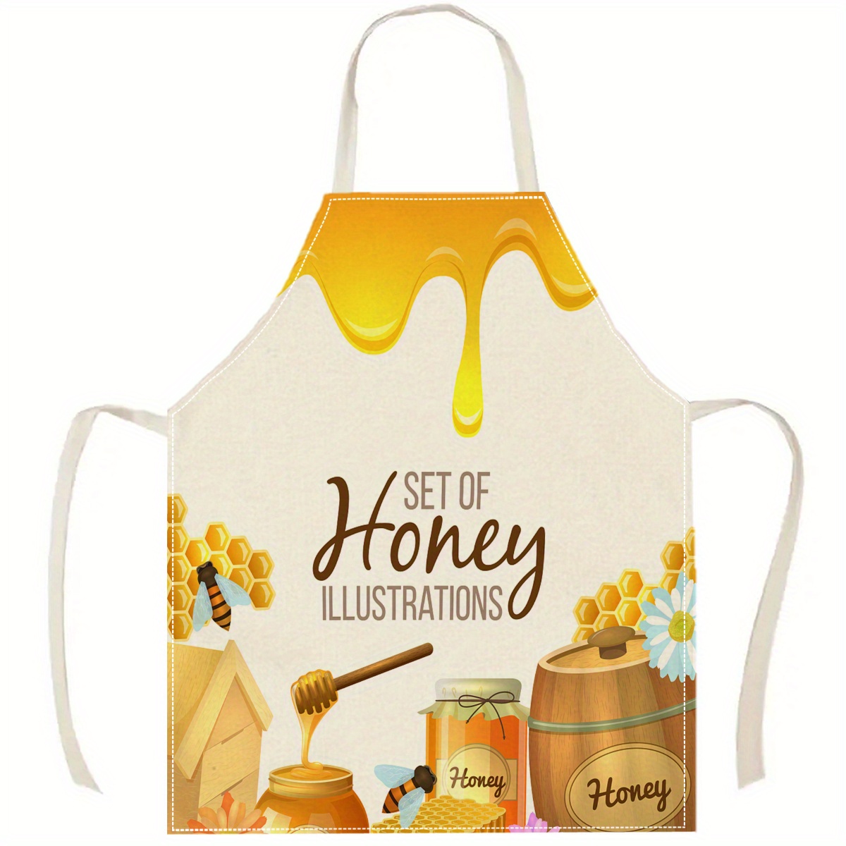 1pc Honey Bee Apron Sweet Kitc - огляд і ціна Kitchen Baking Area Ideas