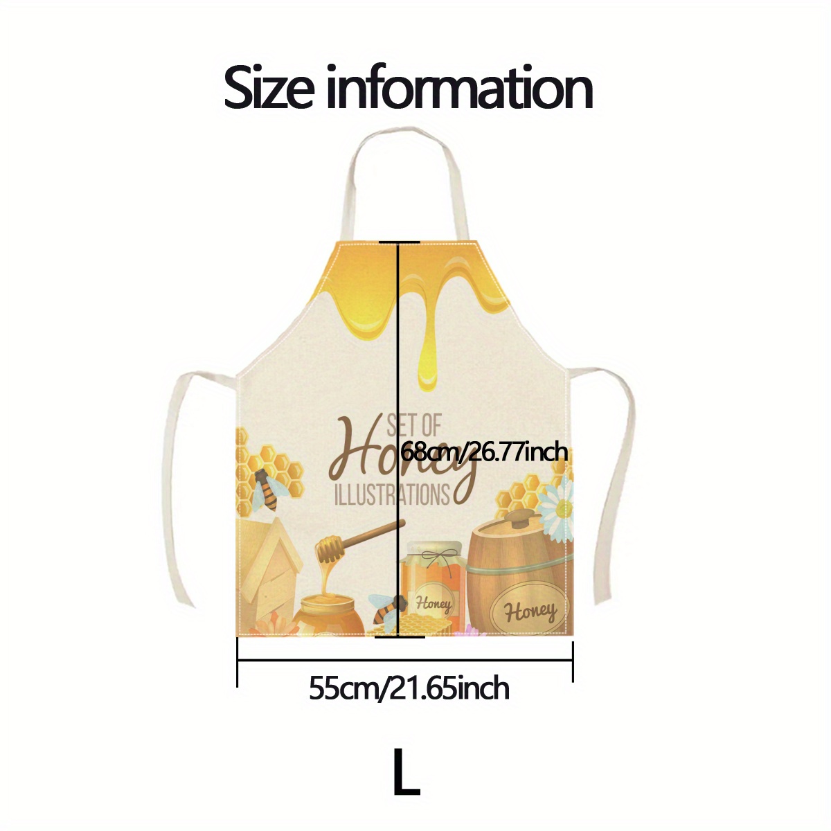 1pc Honey Bee Apron Sweet Kitc - огляд і ціна Kitchen Baking Area Ideas