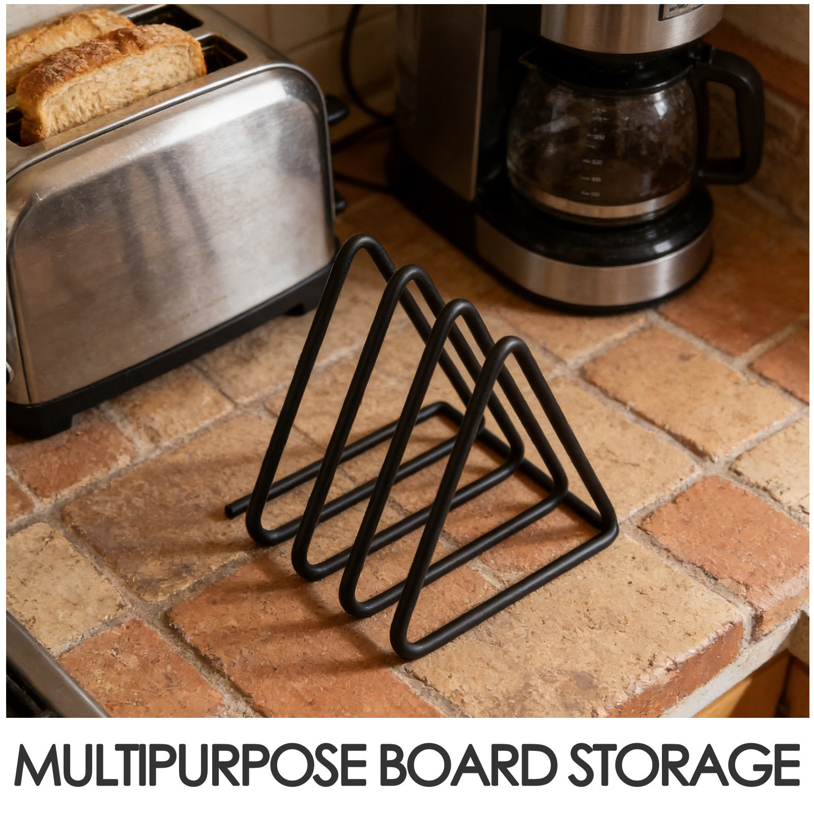 Triangle Cutting Board Holder  - огляд і ціна Kitchen Baking Sheet Organizer