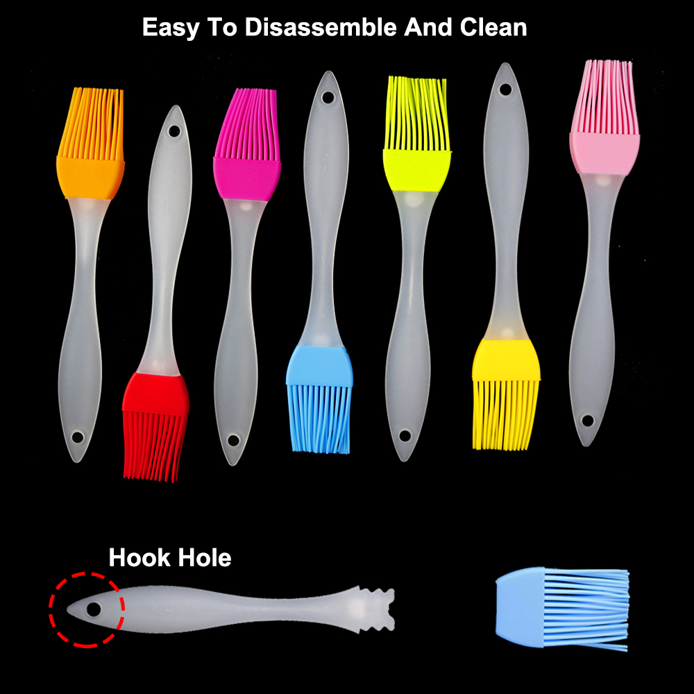 1Pcs 7 Colour Food Silicone Br - огляд і ціна Pastry Brush Silicone