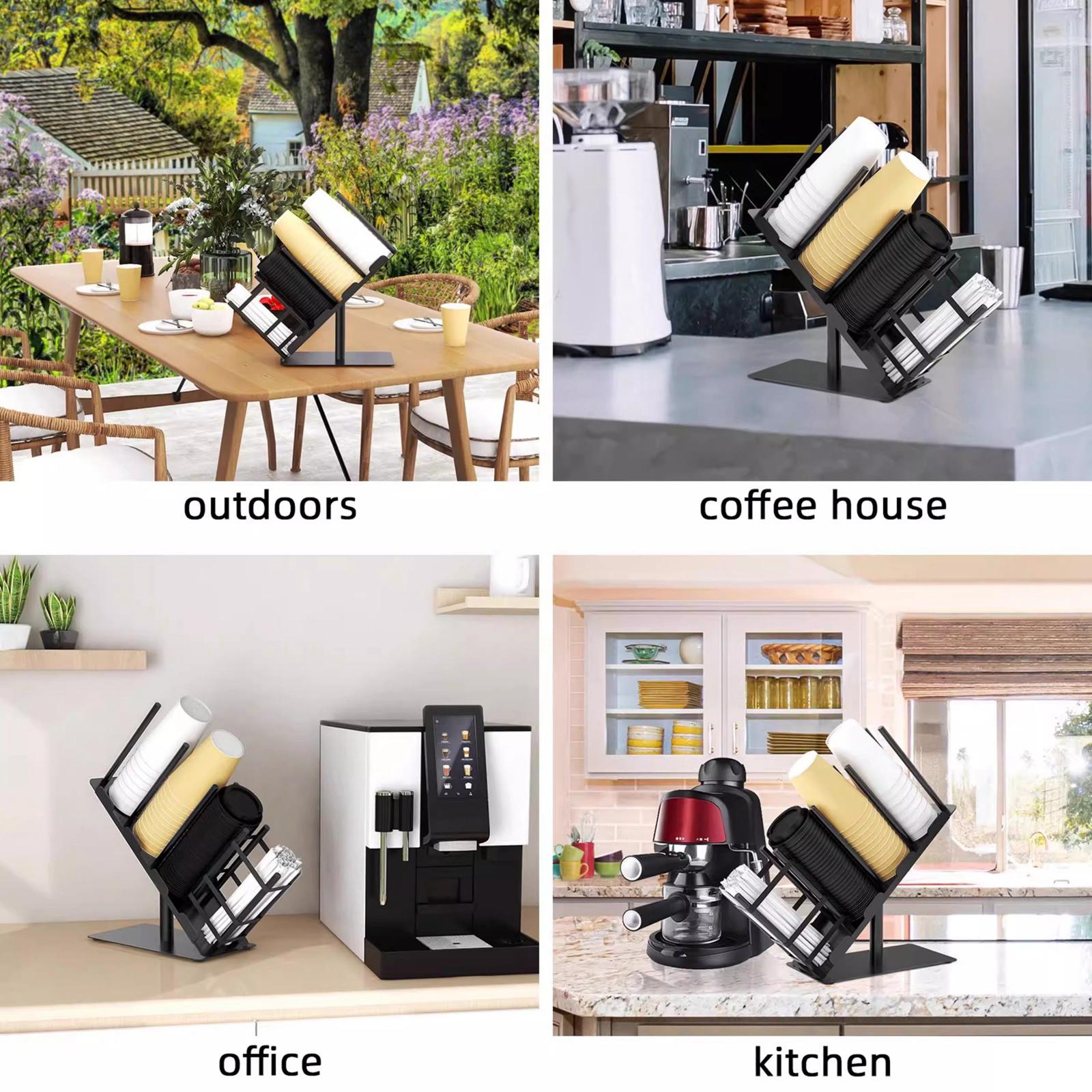 Paper Cup and Lid Holder Stora - огляд і ціна Kitchen Baking Sheet Organizer