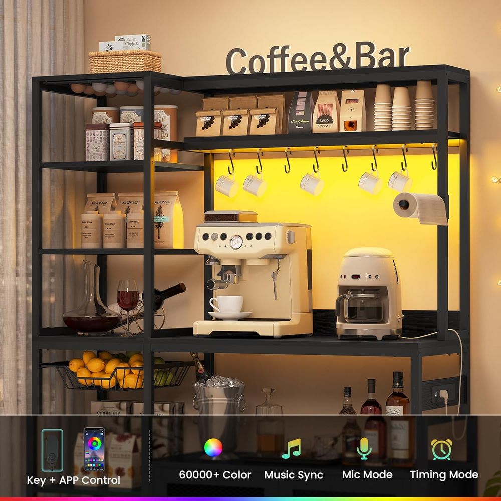 Bakers Rack with Power Outlet  - огляд і ціна Kitchen Baker