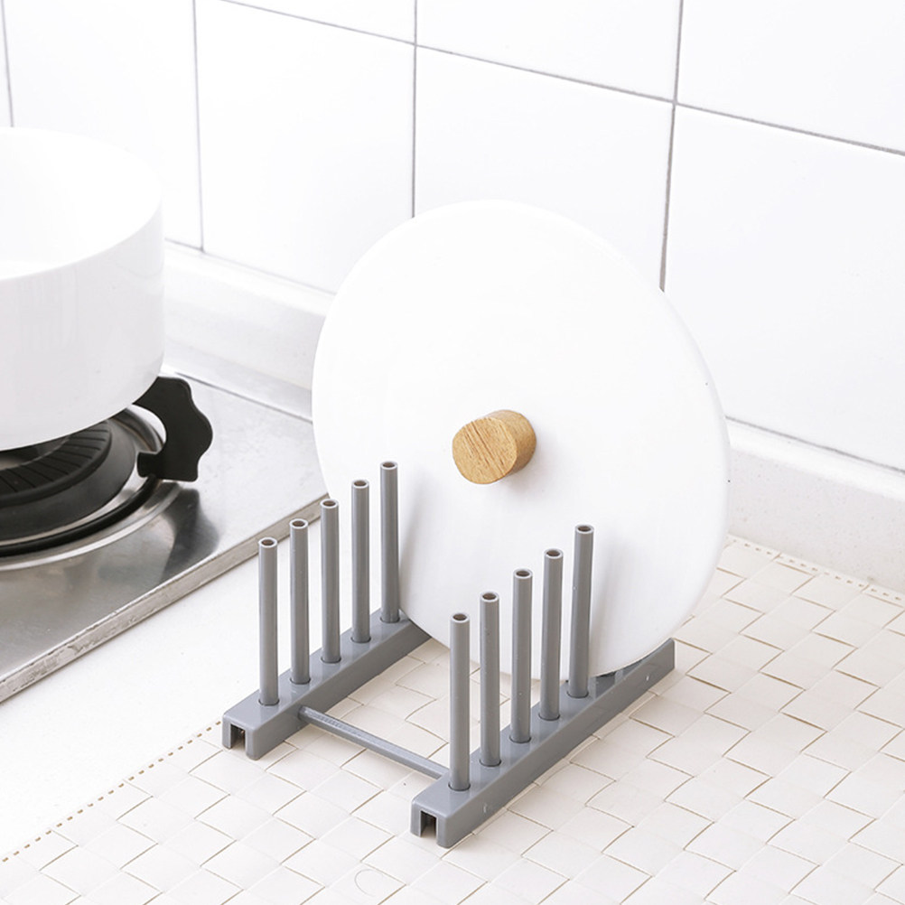 Grey Plastic Dish Rack Kitchen - огляд і ціна Kitchen Baking Sheet Organizer