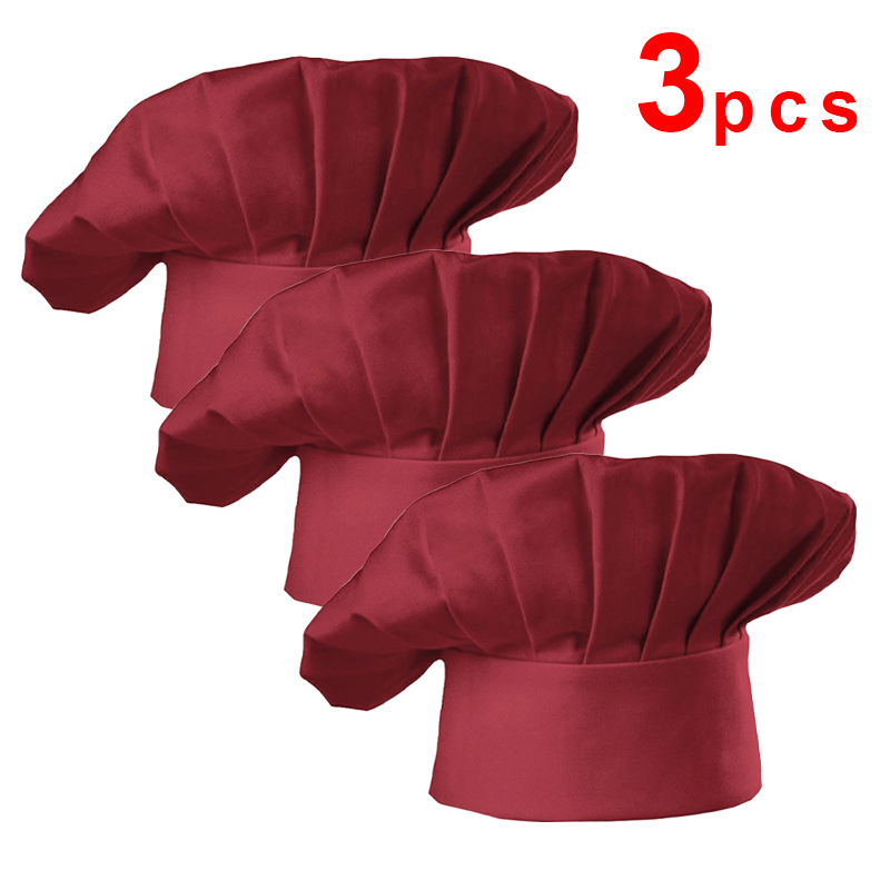 3pcs High22cm Cook Hat White C - огляд і ціна Kitchen Baker