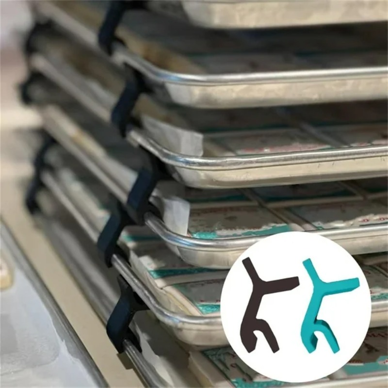Stackable Cookie Sheet Organiz - огляд і ціна Kitchen Baking Sheet Organizer