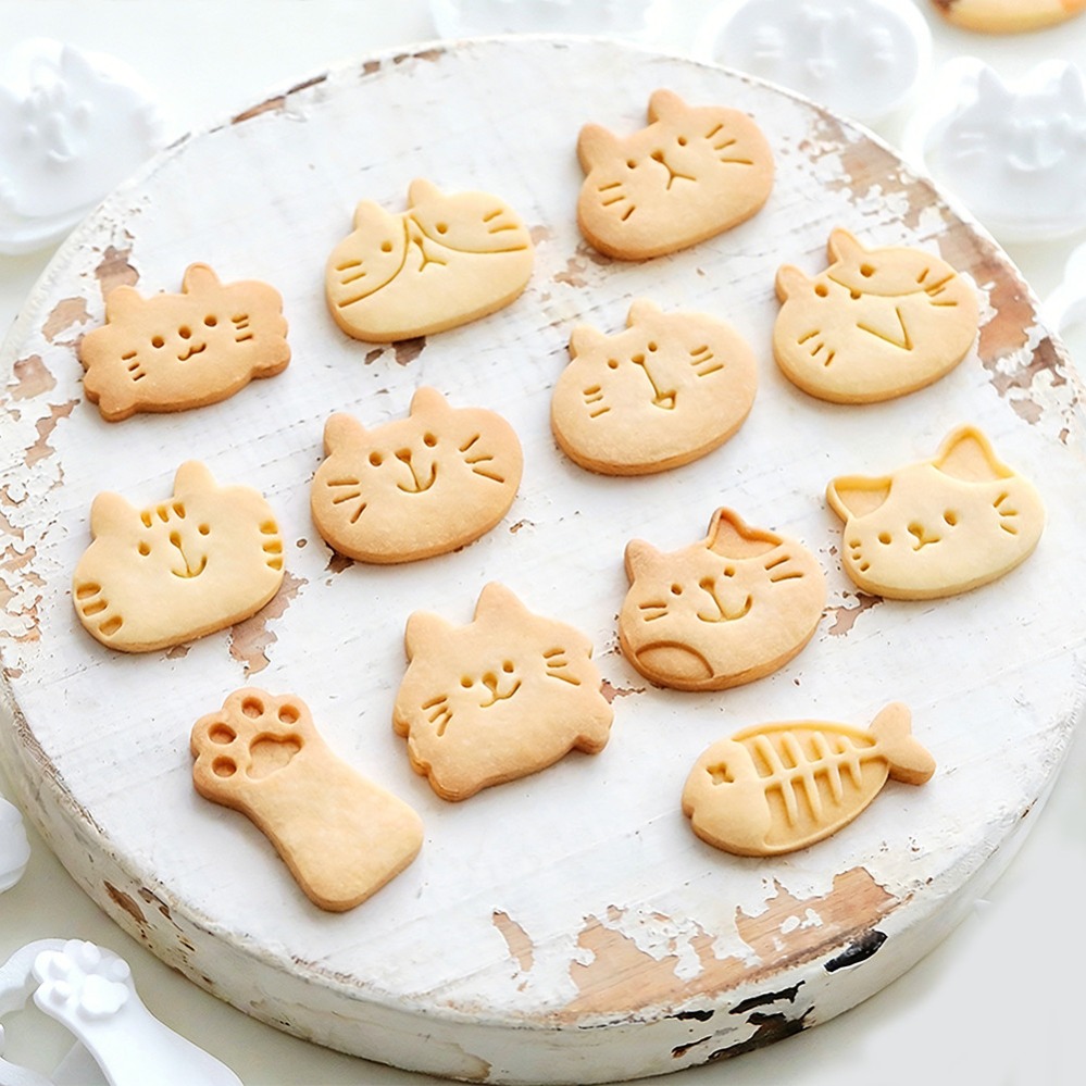 Cute Kitten DIY Stamp Cookie C - огляд і ціна Kitchen Baking Store