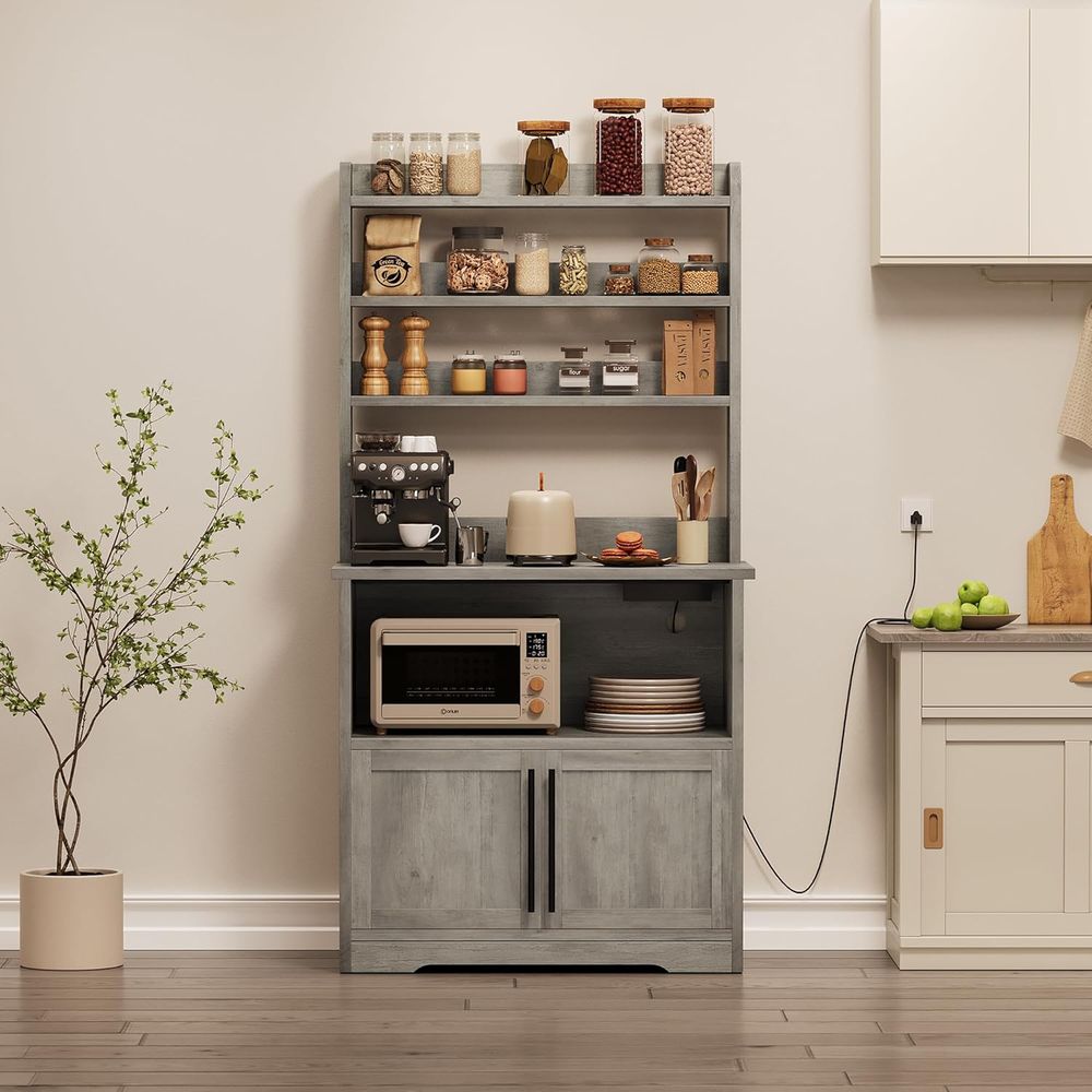 Bakers Rack with Power & USB P - огляд і ціна Kitchen Baker