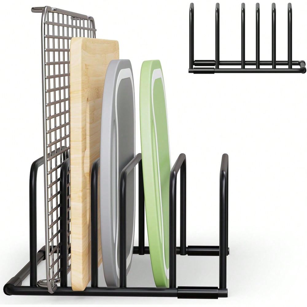 Black Cutting Board Organizer  - огляд і ціна Kitchen Baking Sheet Organizer