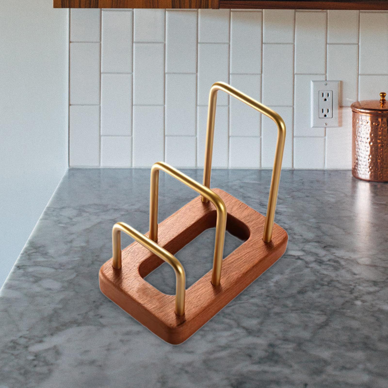 Cutting Board Rack Pot Lid Rac - огляд і ціна Kitchen Baking Sheet Organizer