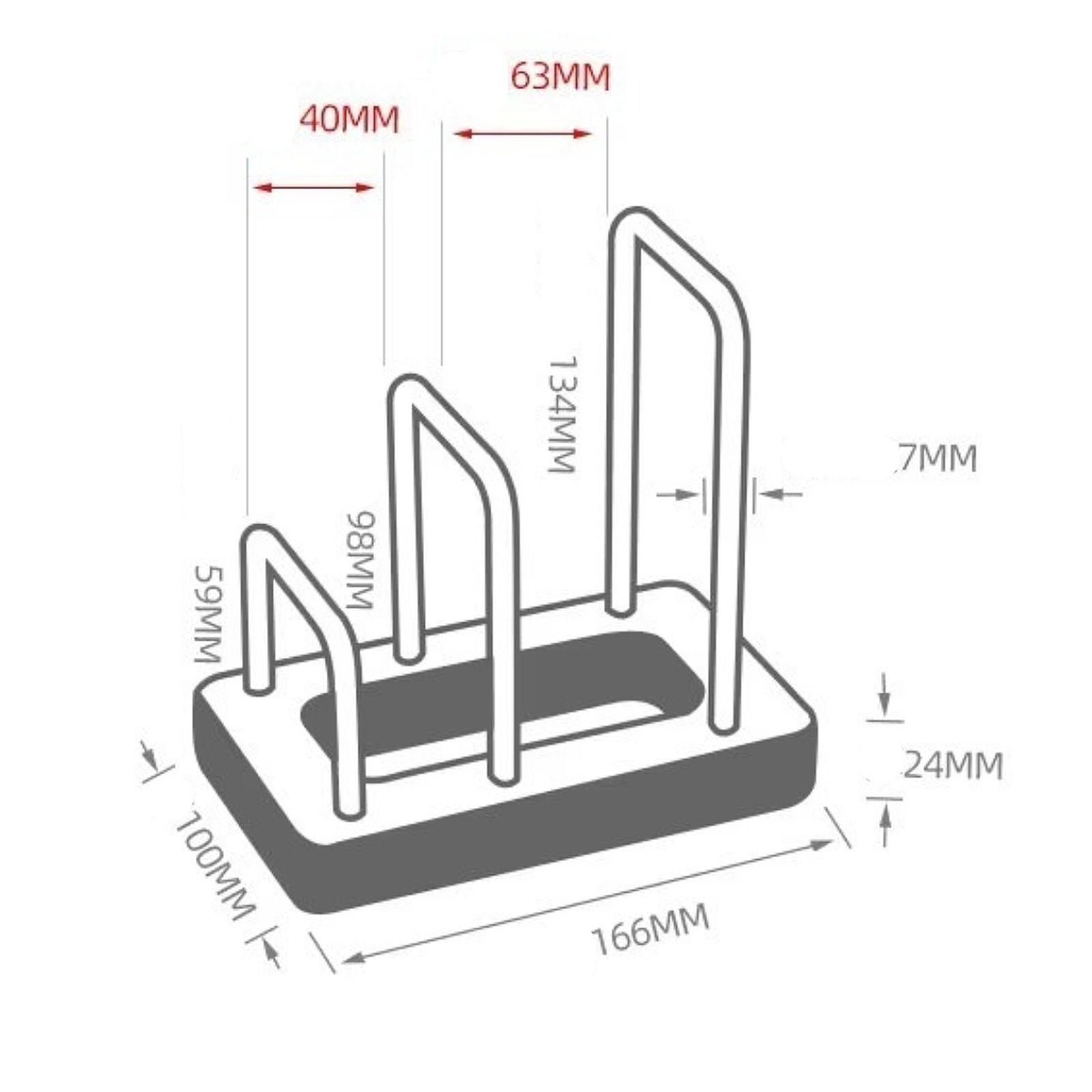 Cutting Board Rack Pot Lid Rac - огляд і ціна Kitchen Baking Sheet Organizer