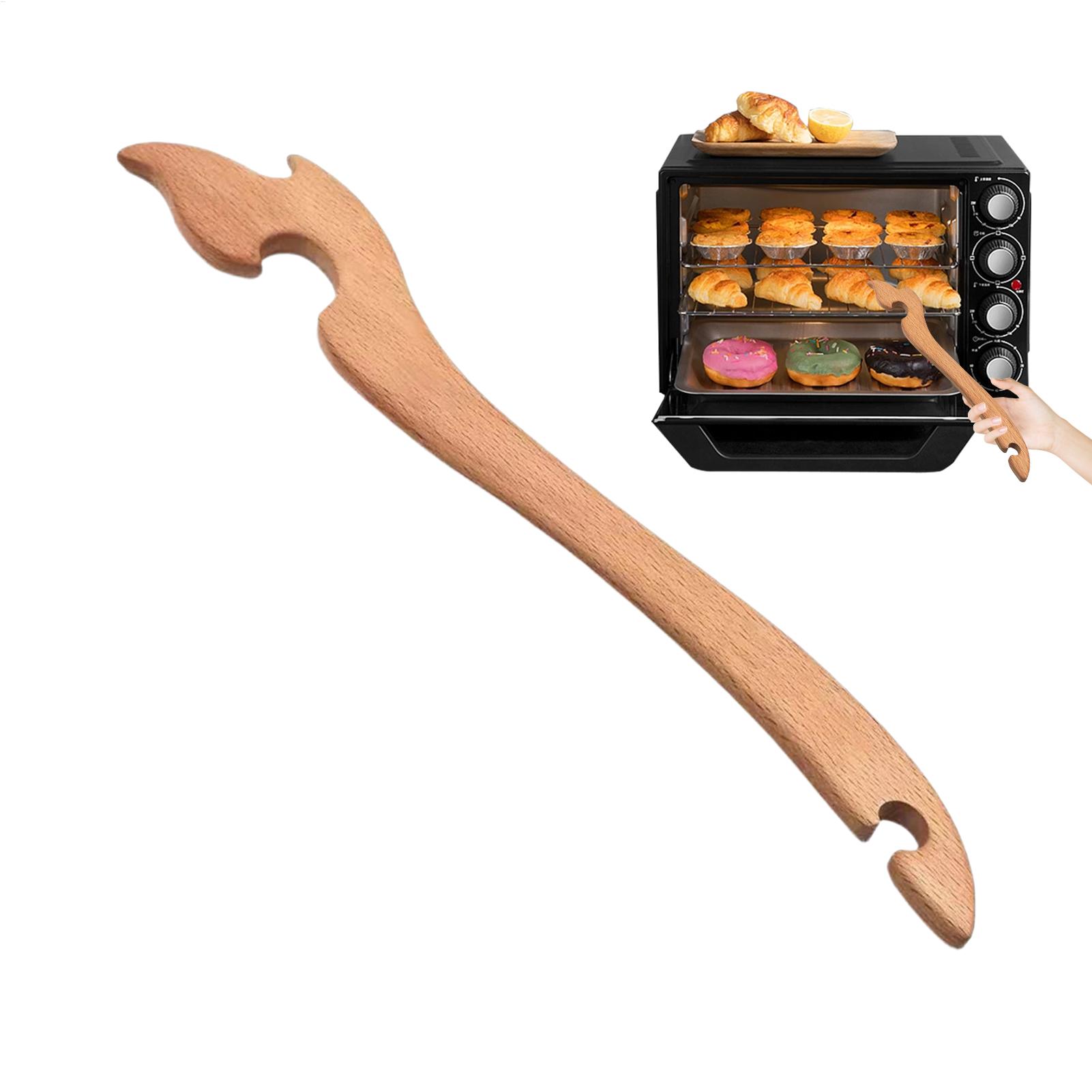 Oven Rack Puller Tool Wooden L - огляд і ціна Cool Kitchen Baking Gadgets