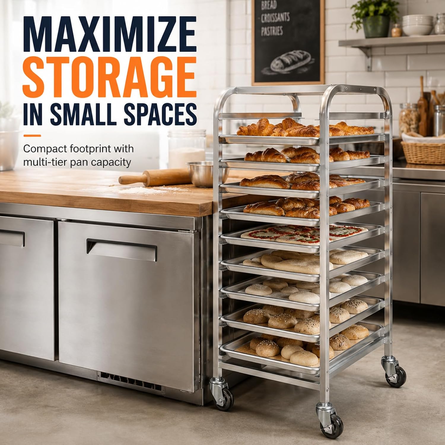 10 Tier Stainless Steel Sheet  - огляд і ціна Kitchen Baking Sheet Organizer