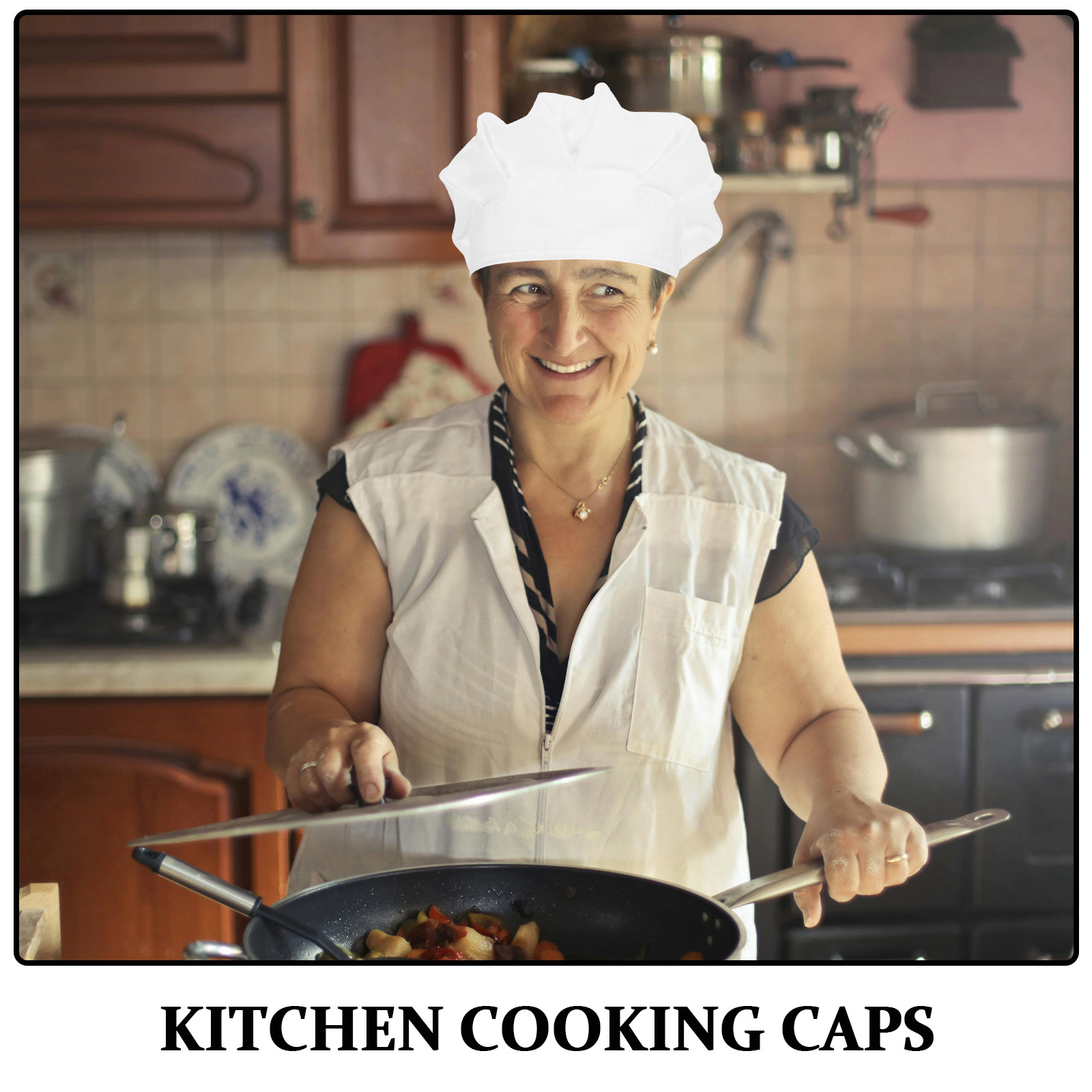 2Pcs Kitchen Work Hats Breatha - огляд і ціна Kitchen Baker